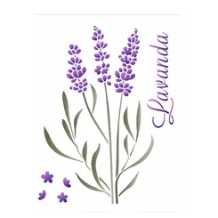 ST. 20x25 - 3390 - FLOR LAVANDA II