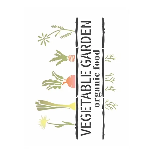 ST. 20x25 - 3388 - FARMHOUSE VEGETABLE GARDEN