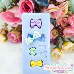 Molde Silicone - Biscuit - Molde Lacos 4  - Angellartes