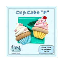 Molde - Silicone - Biscuit - Cup Cake P - Deivid Machado