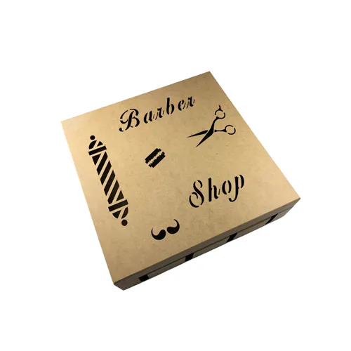 Caixa Barbearia a Laser - 31x31cm