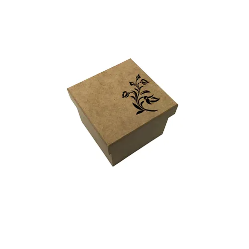 Caixa A Laser Flor - 10x10x8cm
