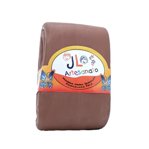 Massa de Biscuit JL - Marrom - 1kg