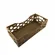Cesta Retangular Mosaico Alta - 38x18x10cm