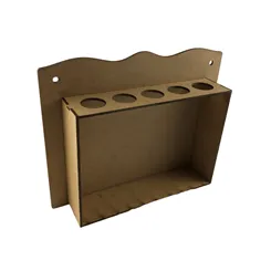 Porta Especiarias com 5 Lugares - 25x19x6cm