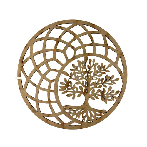 Mandala Arvore da Vida Geometrica - 20x20cm