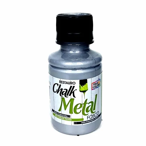 Tinta Restauro Chalk Metal 100ml - Prata