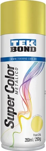 TINTA AEROSSOL OURO METALICO 350 ML/250G