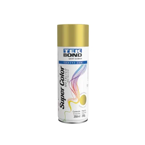 TINTA AEROSSOL DOURADO METALICO 350 ML/250G