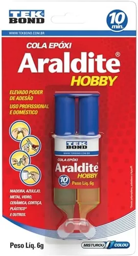 ADESIVO ARALDITE TRANSPARENTE 6G SERINGA BLISTER SGA 6995736
