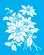Stencil - 20x25cm - Flor Bico de Papagaio II