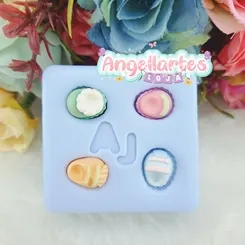 Molde Silicone - Biscuit - Molde Sapatinhos 3 - Angellartes