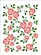 Stencil 15x20cm - Estamparia Floral Rosa