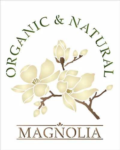Stencil - 20x25cm - Farmhouse Magnolias