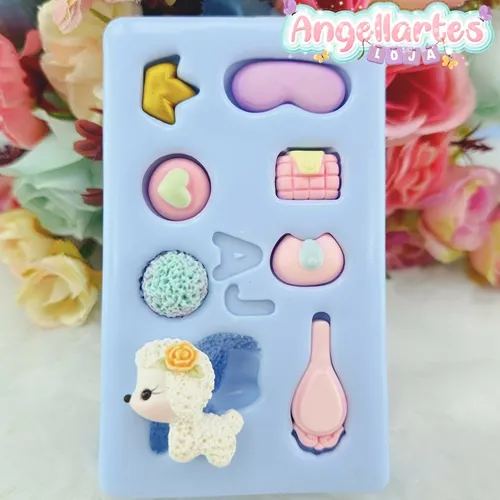 Molde Silicone - Biscuit - Molde Misturinhas 2 - Angellartes