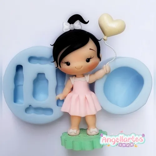 Molde Silicone - Biscuit - Molde Topinho - Angellartes