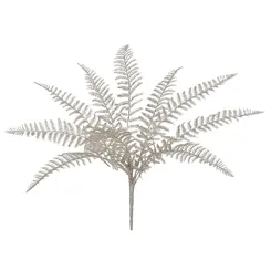 Samambaia Natal C/Glitter - Champanhe - 49cm