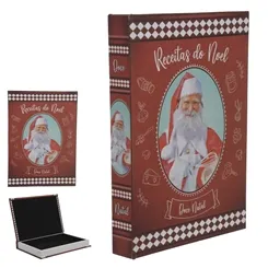 Caixa Livro Decorativo MDF - Colorido - 31,5cmx23x4cm