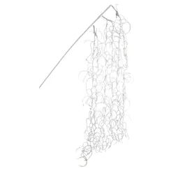 Grass C/Glitter - Branco - 1m