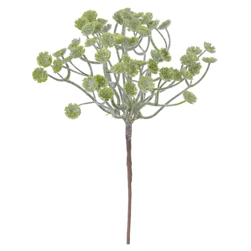 Folha C/Glitter - Verde - 21cm