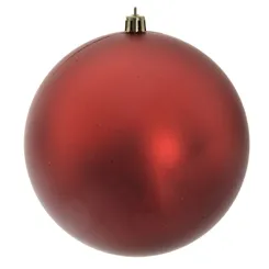 Bola Natal Fosca - Vermelho - 12cm