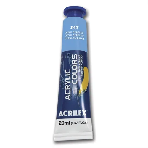 Acrylic Colors - 20ml - Azul Ceruleo - 347 - Acrilex