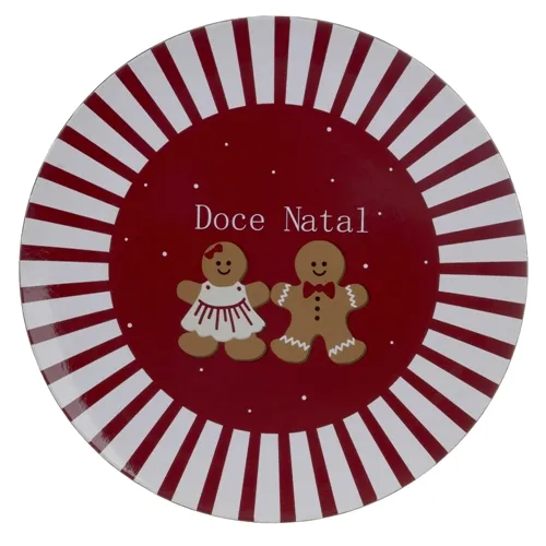 Sousplat Natal Biscoitos - Colorido - 33Diametro