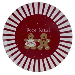 Sousplat Natal Biscoitos - Colorido - 33Diametro