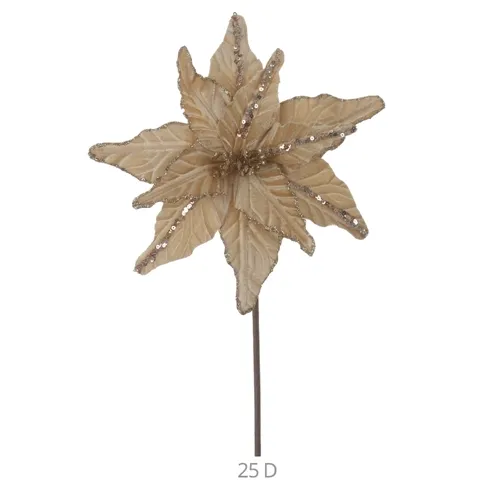 H.BICO PAPAGAIO AVELUDADO C/GLITTER (CHAMPANHE) 25cm - 44197003 - FA