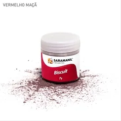 Corante de Biscuit - 75.008 - Vermelho Maçã 7g - Saramanil