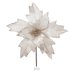 Bico de Papagaio Aveludado C/Glitter - Champanhe - 29cm