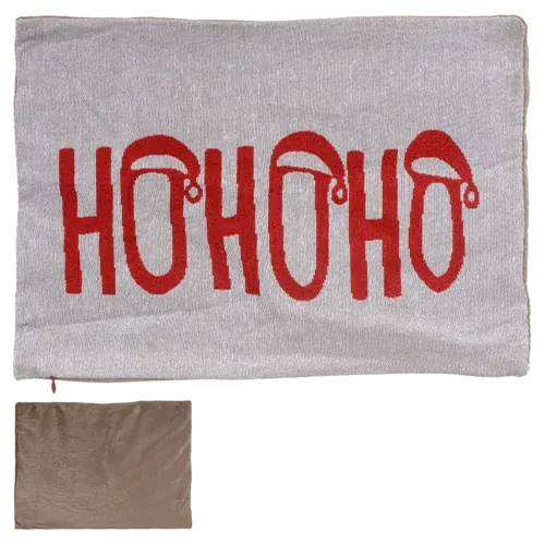 Capa de Almofada Natal - Vermelho Branco - 32x48cm