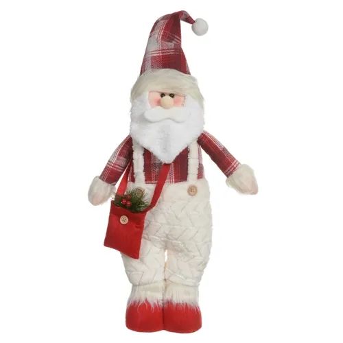 Boneco Papai Noel em Pe - Vermelho - 54cm