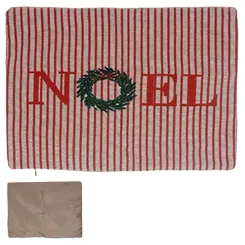 Capa de Almofada Natal - Vermelho Branco - 32x48cm