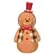 Resina Natal Ginger Bread - Vermelho e Bege - 26x14x10,5cm