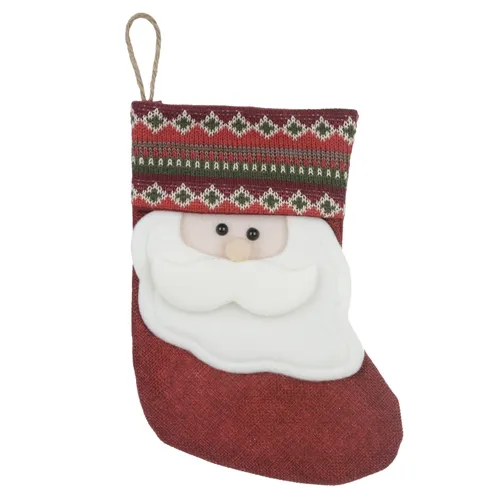 Meia Papai Noel - Vermelho - 25cm