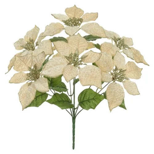 Bico de Papagaio Natal - Champanhe - 43cm