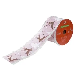 Fita Aramada Tecido C/Borda Especial - Rosa Cobre - 6,3cmx9,14m