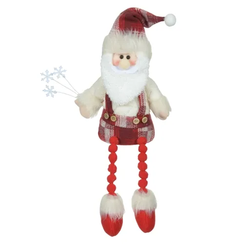 Boneco Papai Noel Sentado - Vermelho - 47cm