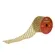 Fita Aramada Tela C/Glitter C/Costura - Dourado - 6,3cmx9,14m