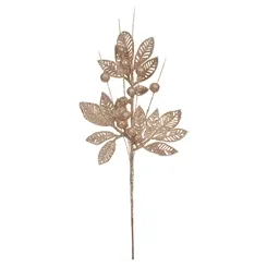 Natal C/Glitter - Champanhe - 44cm