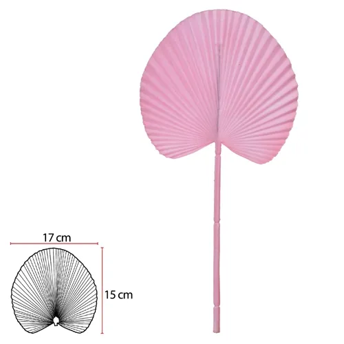 C.FOLHA LEQUE (ROSA) 36cm  - 43954012 - FA