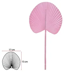 C.FOLHA LEQUE (ROSA) 36cm  - 43954012 - FA