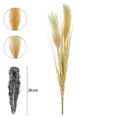 C.CAPIM C/PRINT C/PLUMA X2 (PALHA) 85cm - 42605014 - FA