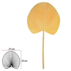 C.FOLHA LEQUE (AMARELO) 55cm - 43953013 - FA