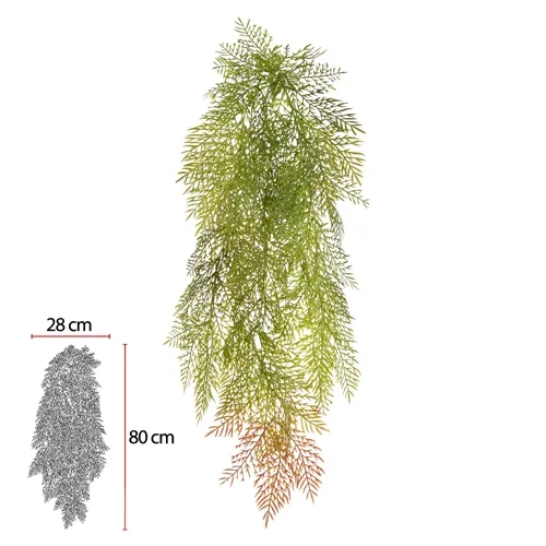 F.GRASS PENDURAR C/PRINT PLASTICO X93 (VERDE OUTONO) 87cm  - 43580002 - FA