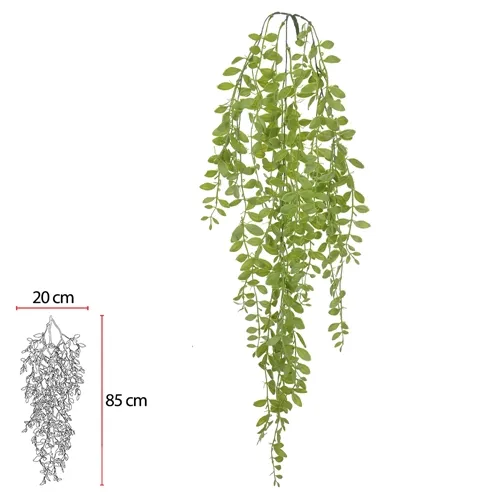 F.FOLHA PENDURAR REAL TOQUE C/PRINT PLASTICO X27 (VERDE CLARO) 94cm  - 41833003 - FA