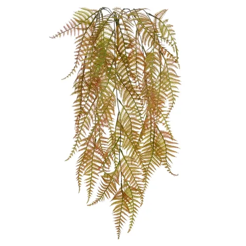 F.SAMAMBAIA C/PRINT PLASTICO X44 (VERDE OUTONO) 84cm  - 52247002 - FA