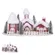 NATAL  VILA DECORATIVA 35X17,5X17,5cm (VERMELHO BRANCO)  - 50435001 - FA