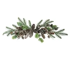 F.NATAL C/PINHA (BRANCO) 59cm (FLORARTE) Vol. 41 - 51976001 - FA